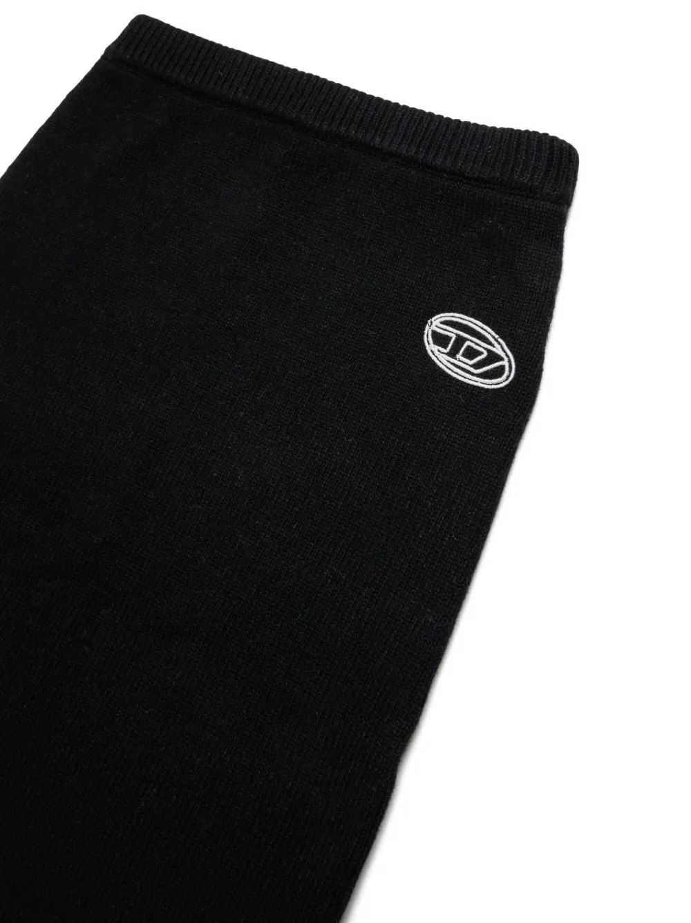 Diesel Kids Midi-rok met geborduurd logo Zwart