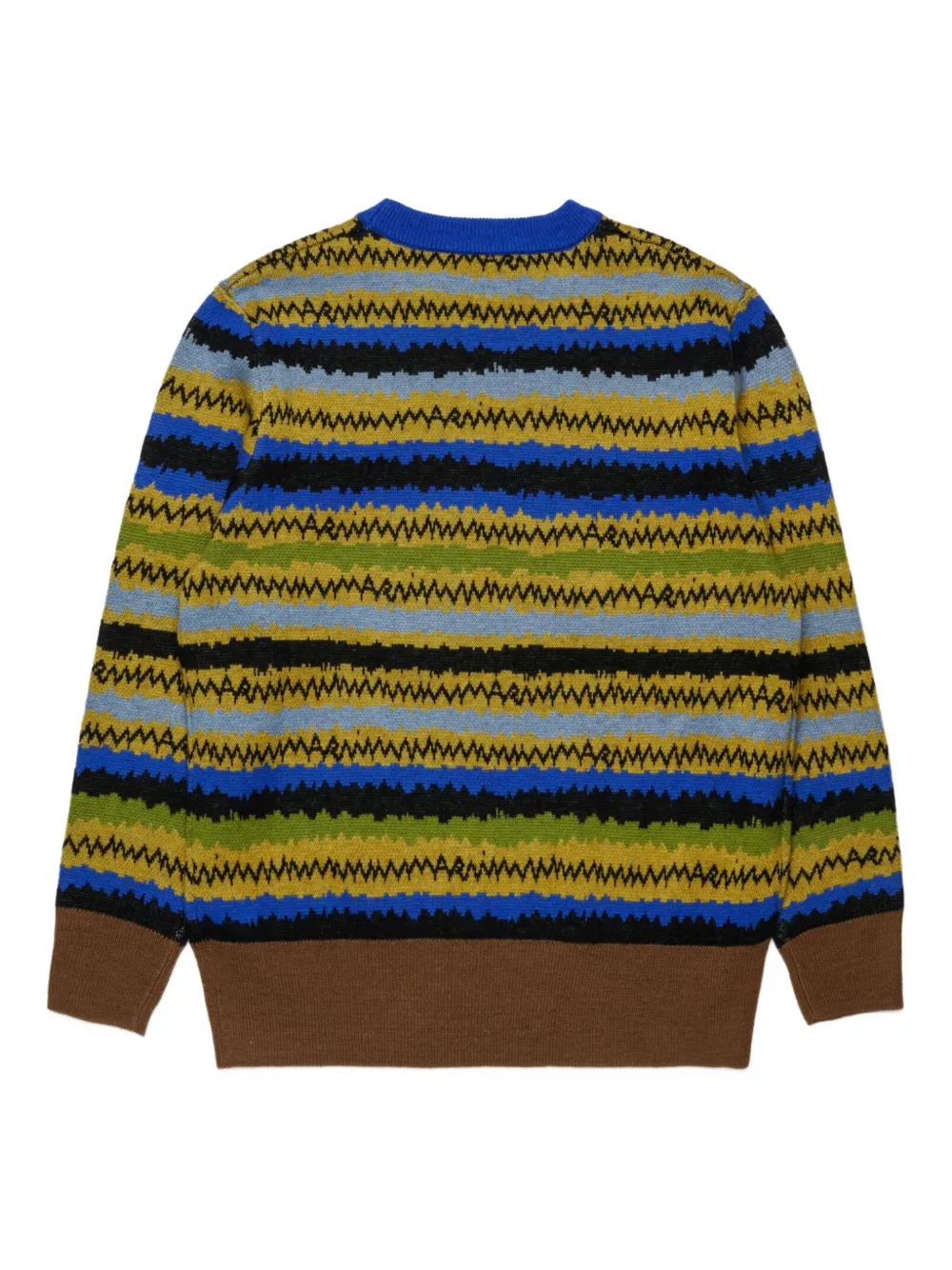 Marni Kids Gestreepte trui Blauw