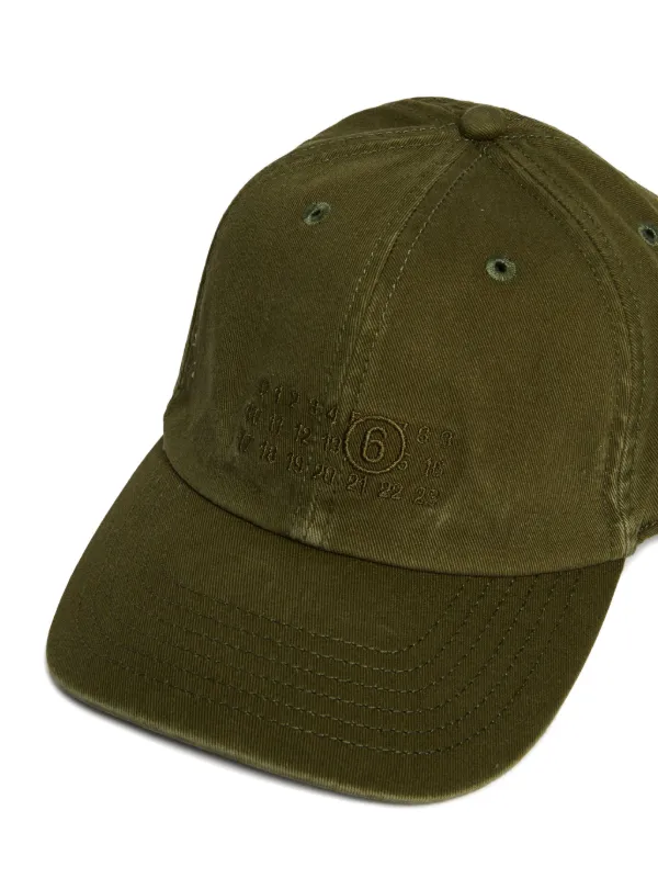 MM6 Maison Margiela Kids ナンバーエンブロイダリーキャップ