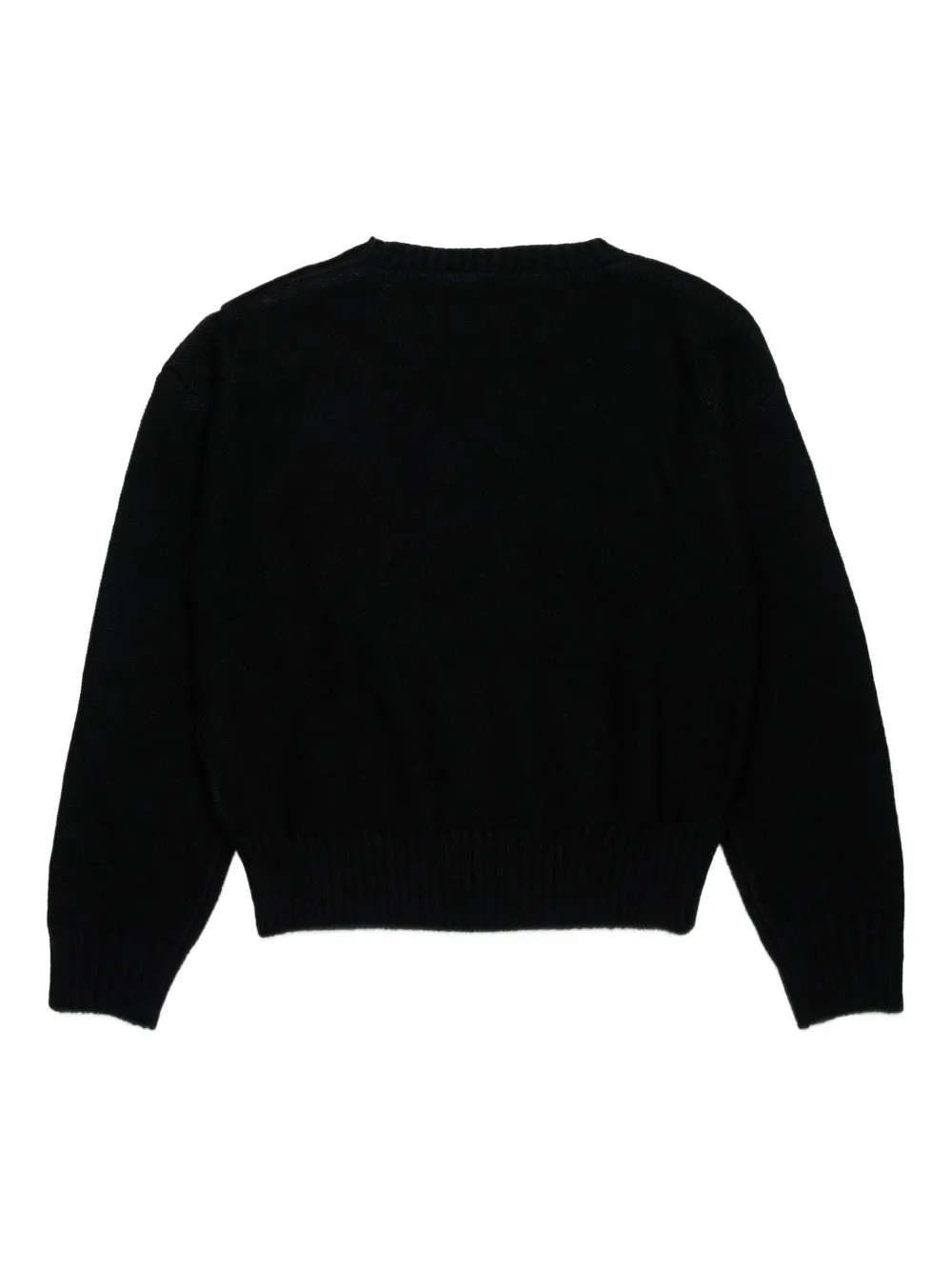 N°21 Decorative-button Jumper In Black