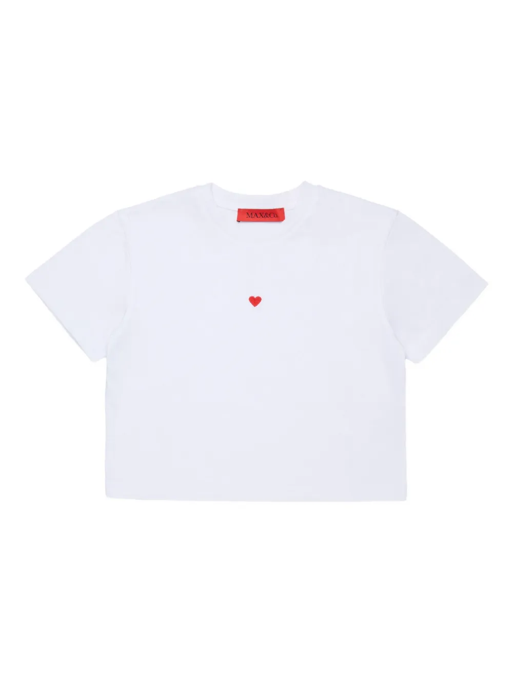 MAX & Co. Kids クロップド Tシャツ - ホワイト MAX & Co. Kids クロップド Tシャツ - ホワイト