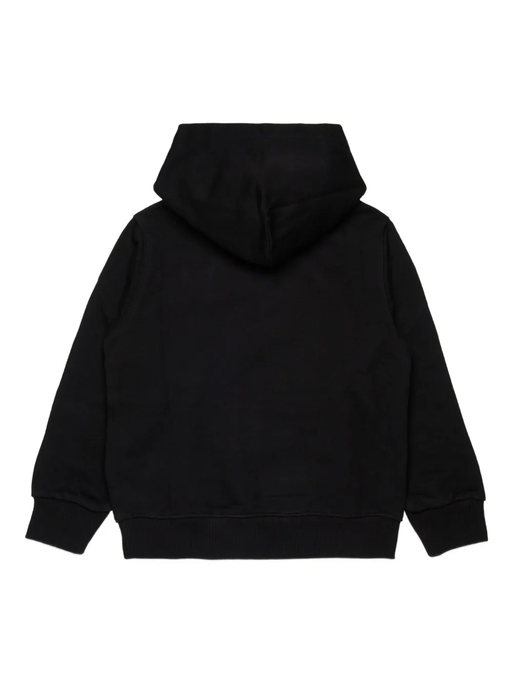 Diesel Kids Sxginhood Over logo-patch hoodie Zwart
