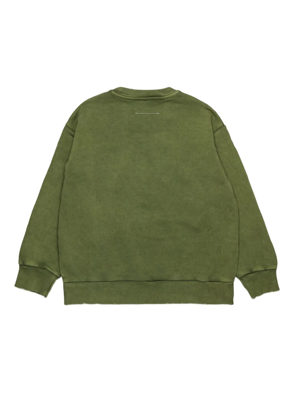 MM6 Maison Margiela Kids Sweater van katoen Groen