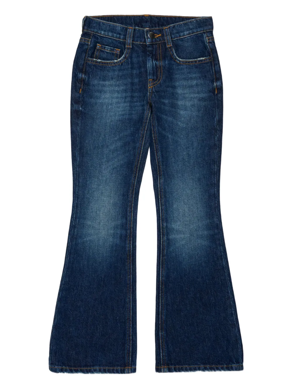 Marni Kids flared jeans - ブルー Marni Kids flared jeans - ブルー