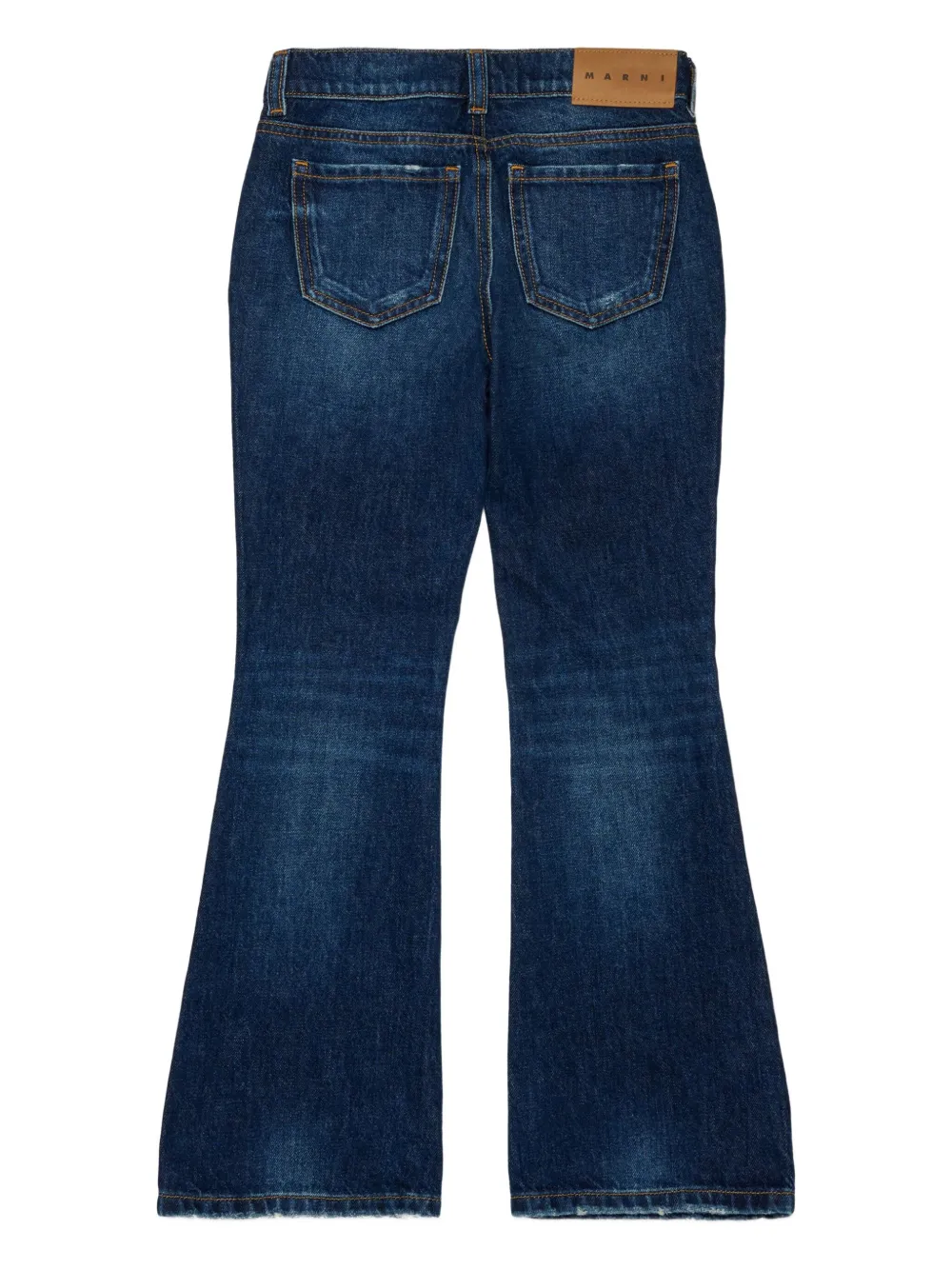 Marni Kids Flared jeans Blauw