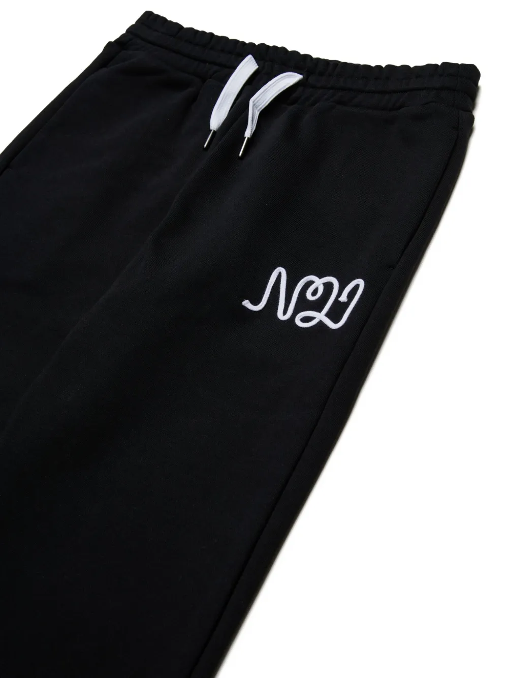 Nº21 Kids Trainingsbroek met logopatch Zwart