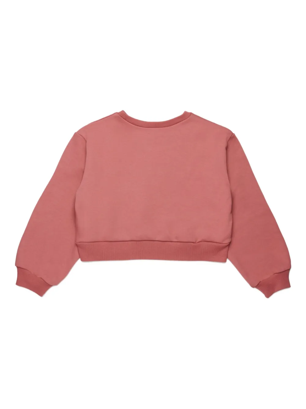 Marni Kids Katoenen sweater met logoprint Roze