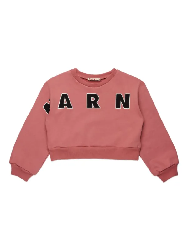 Marni Kids ロゴ スウェットシャツ | ピンク | FARFETCH JP