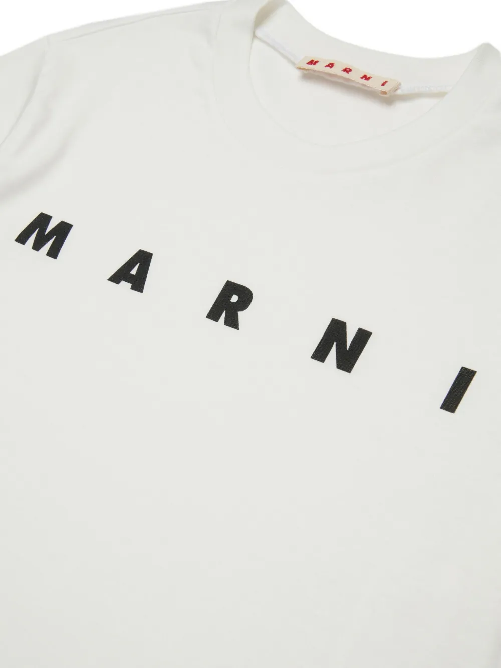 Marni Kids Katoenen T-shirt Wit