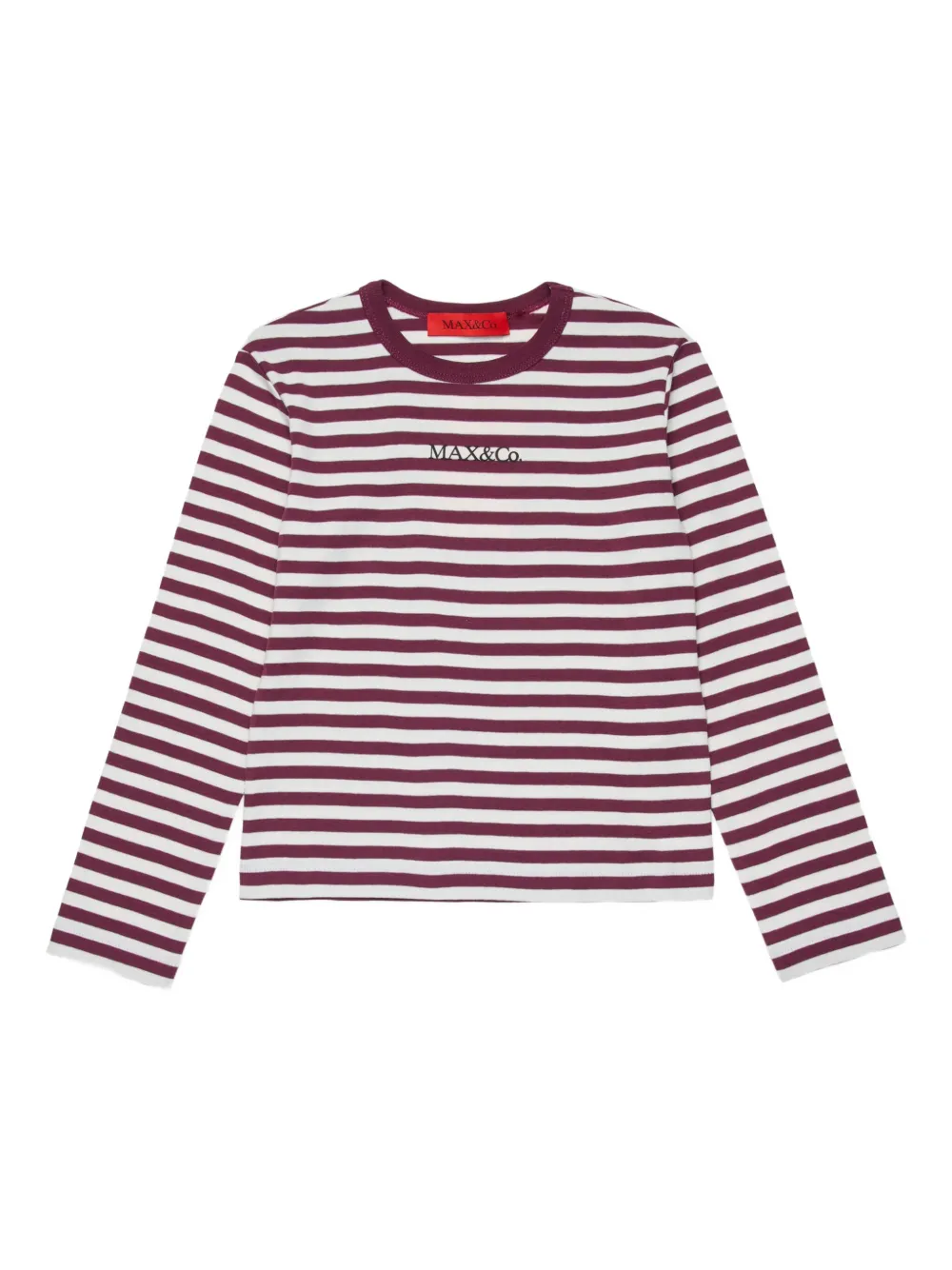 MAX & Co. Kids ストライプ Tシャツ - パープル MAX & Co. Kids ストライプ Tシャツ - パープル