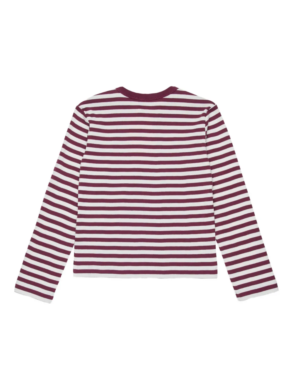 Max & Co Logo-print Striped T-shirt In Pink