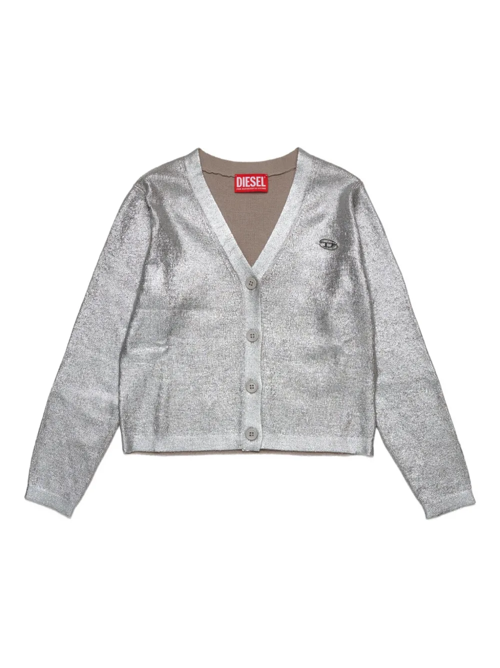 Diesel Kids Kmisotta vest Zilver