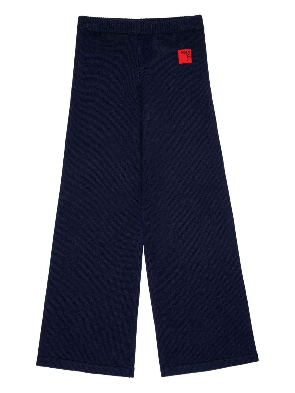 MAX & Co. Kids リブニット パンツ - ブルー MAX & Co. Kids リブニット パンツ - ブルー