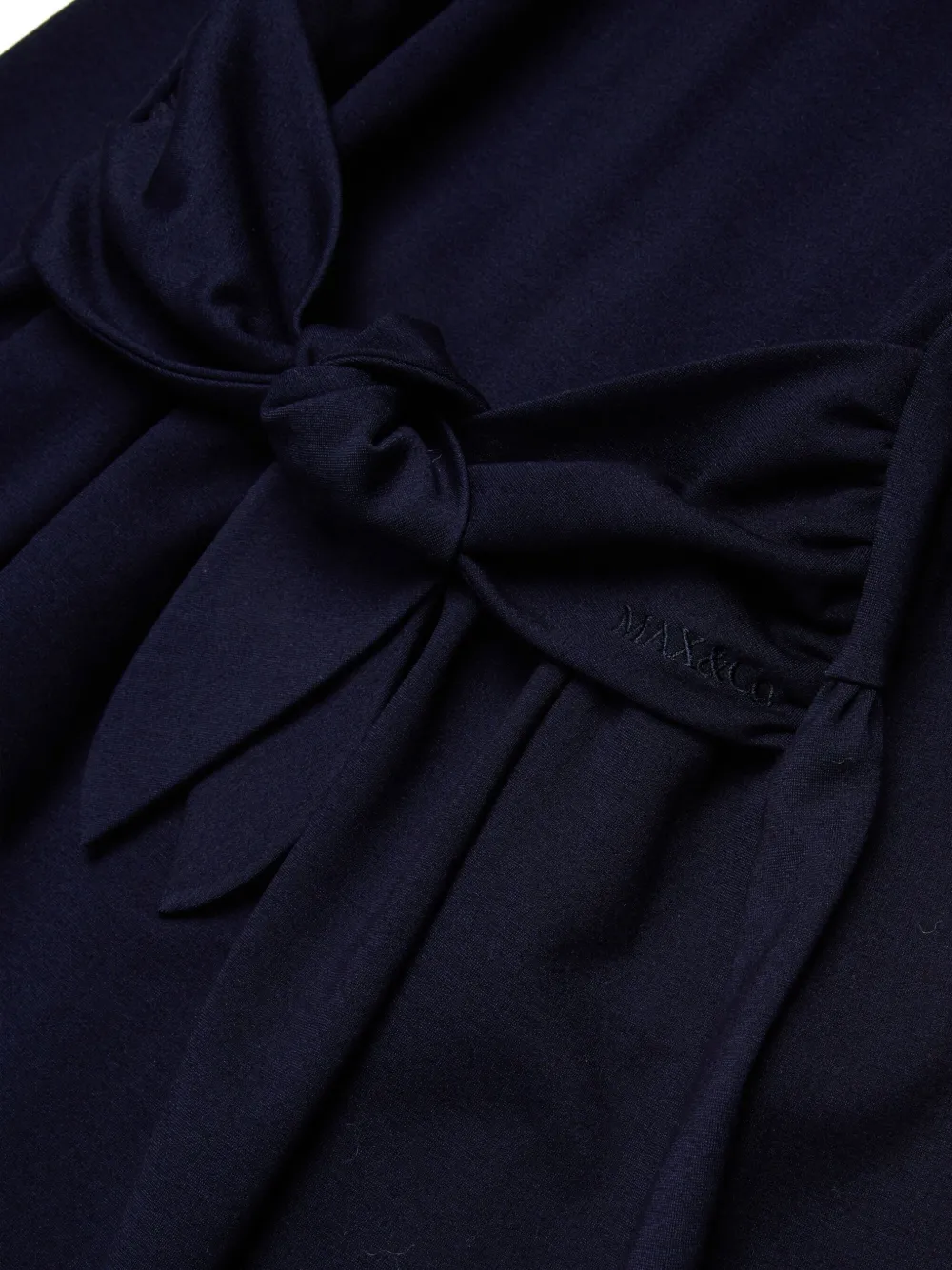 MAX&Co. Kids Jurk met geknoopt detail Blauw