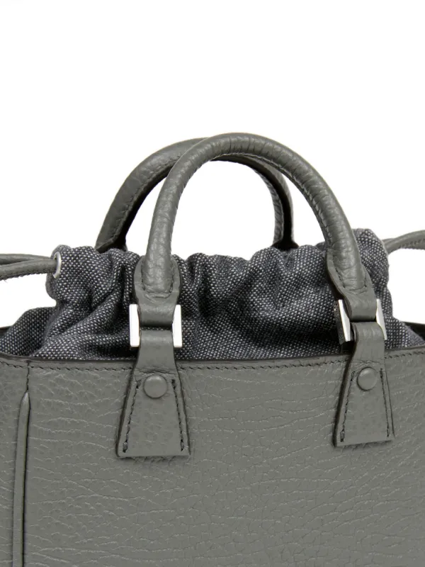 バッグ MAISON MARGIELA 5AC TOTE HORIZONTAL Maison Margiela 5AC Tote Horizontal Grainy Leather Crossbody