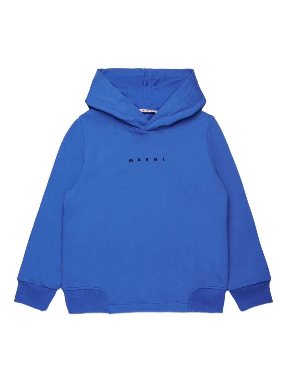 Marni Kids cotton hoodie | Blue | Image 1