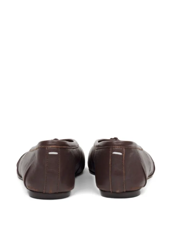 Tabi leather ballerina shoes