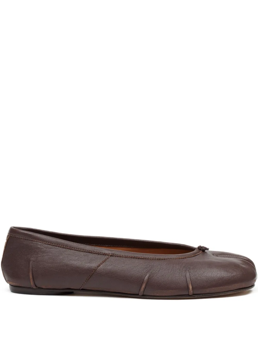 Maison Margiela Tabi ballet flats Brown