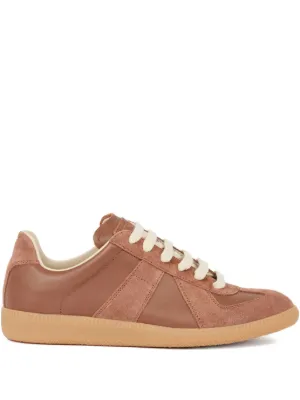 Maison Margiela Platform lace-up Sneakers | Orange | FARFETCH RO