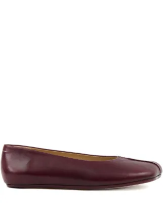 MM6 Maison Margiela ステッチアウト フラットシューズ37.5 MM6 Maison Margiela ステッチアウト フラットシューズ | レッド