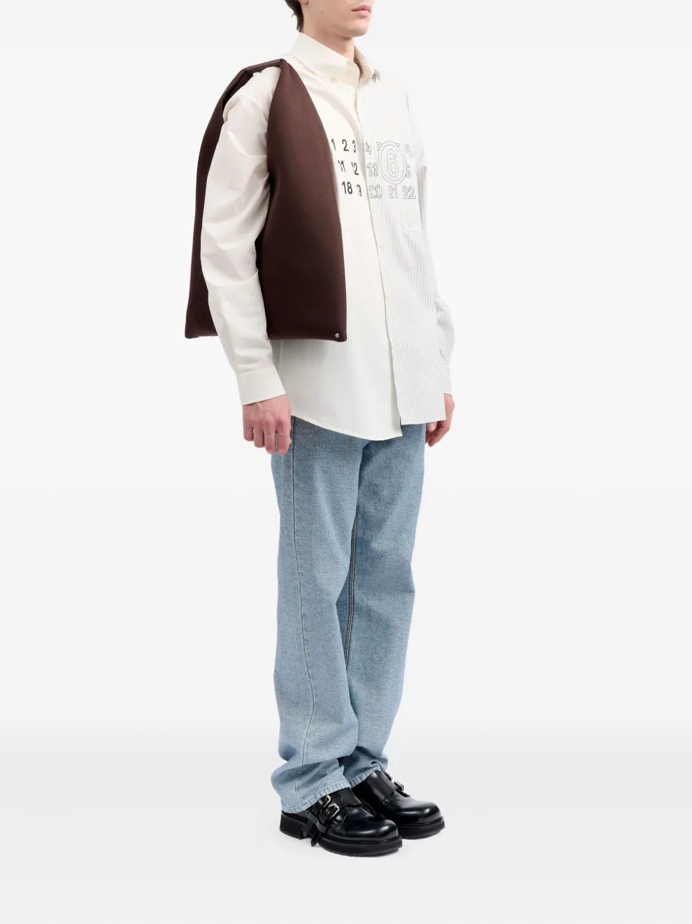 MM6 Maison Margiela Classic Japanese shopper Bruin