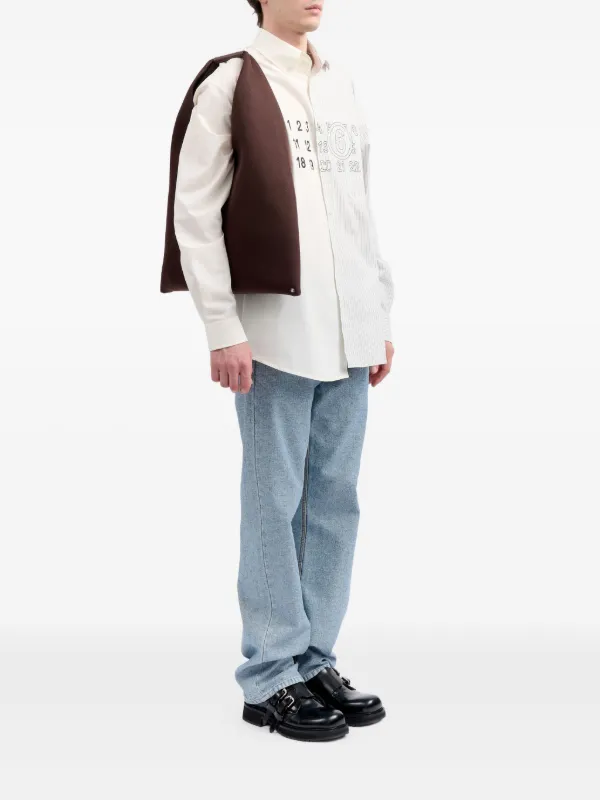 MM6 Maison Margiela Classic Japanese Tote Bag | Brown | FARFETCH ID