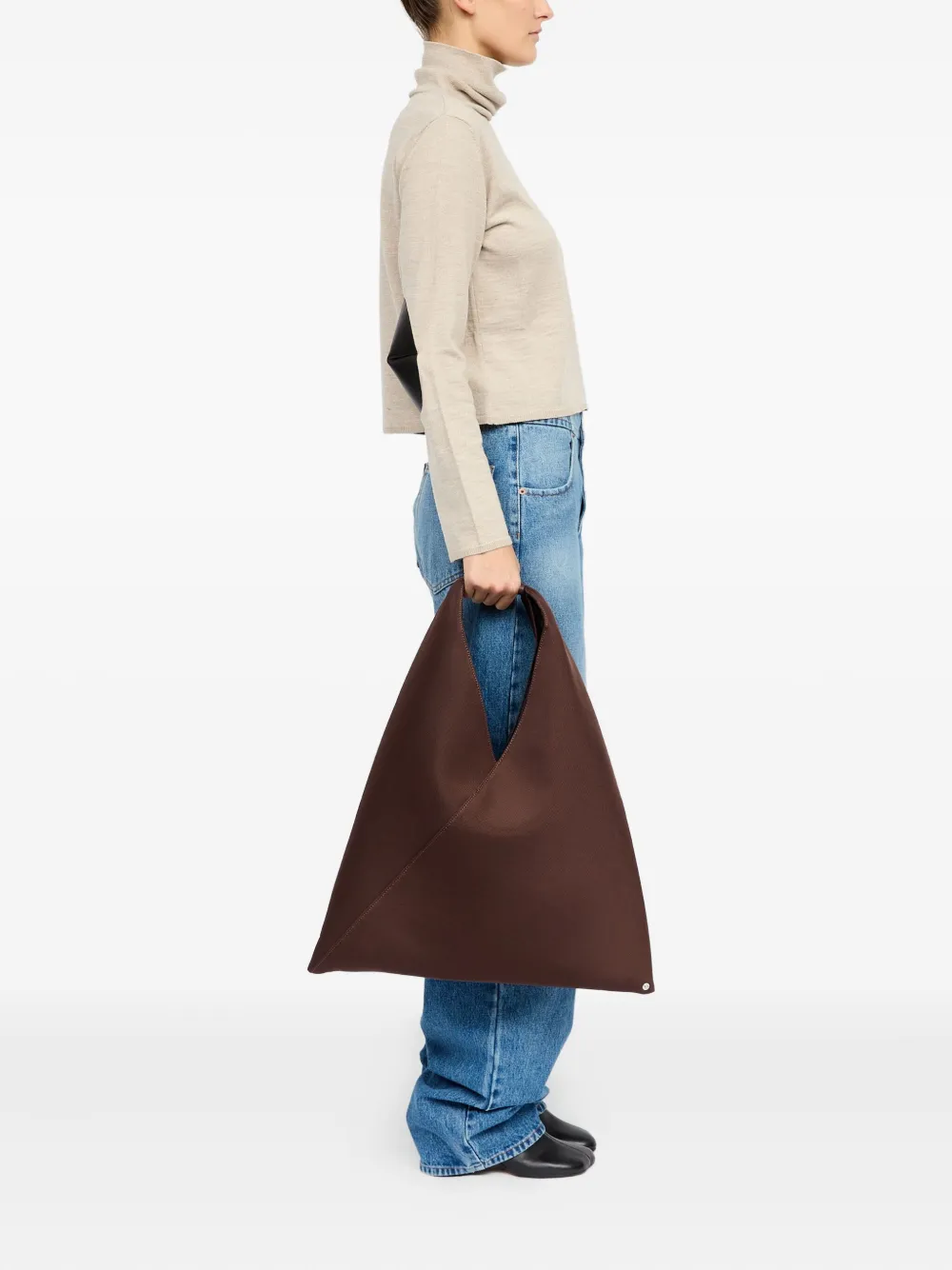 MM6 Maison Margiela Classic Japanese shopper Bruin