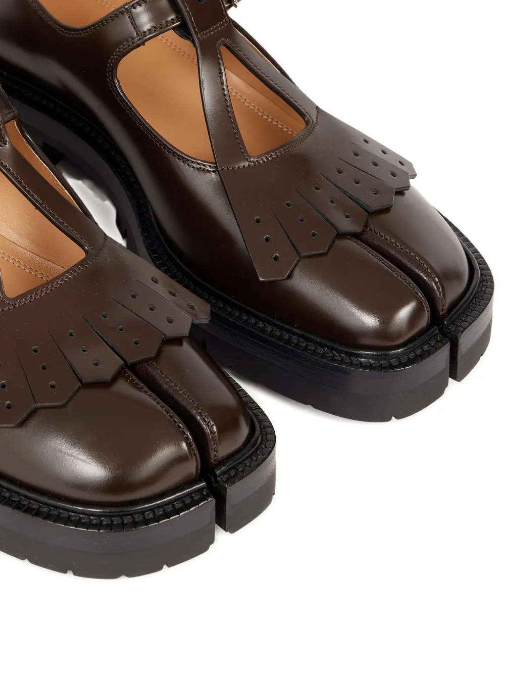 Maison Margiela Tabi County pumps Bruin