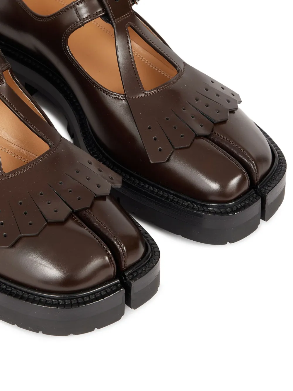 Maison Margiela Tabi County pumps Brown