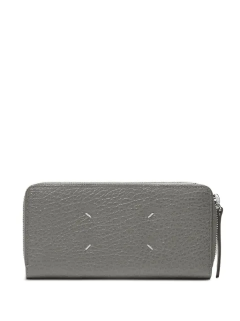 Maison Margiela stitched-leather zip-around wallet