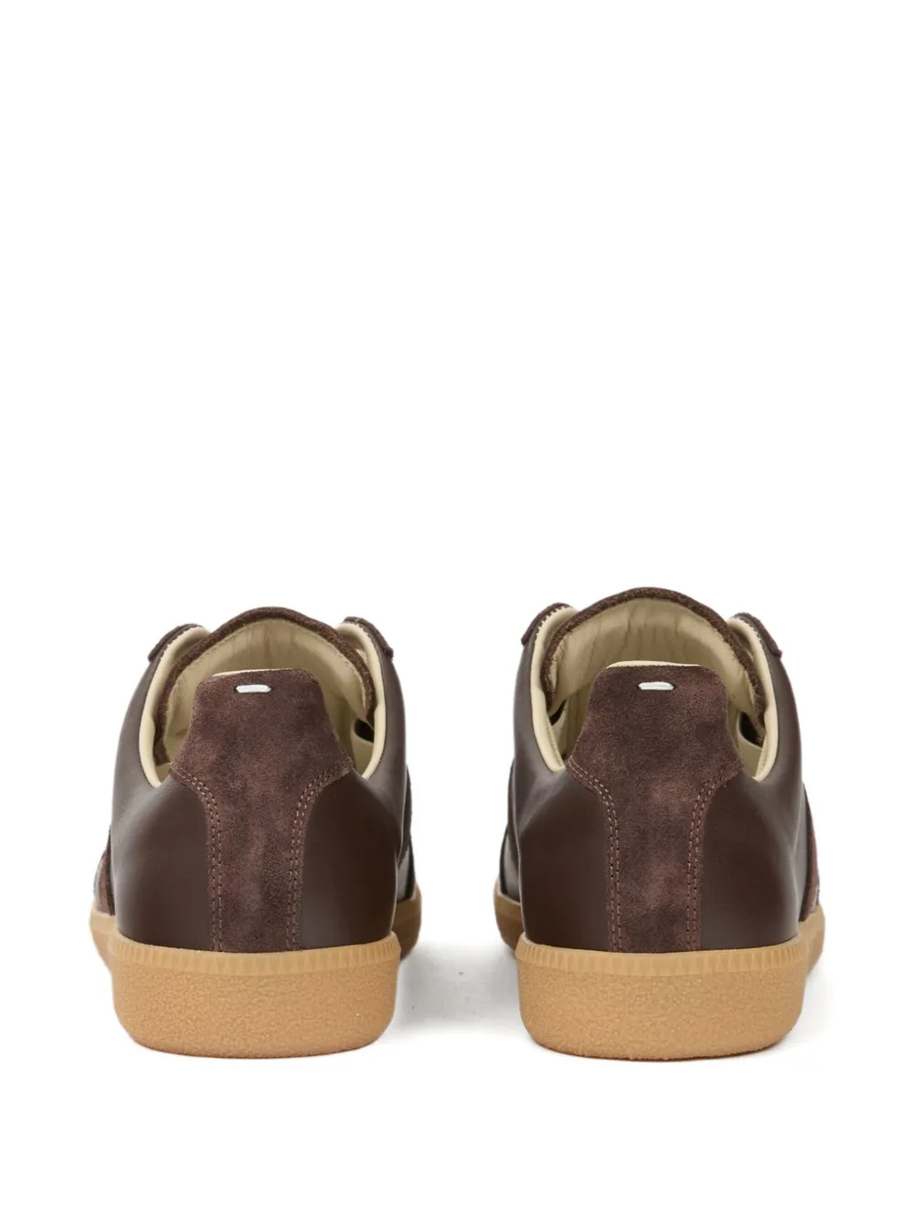 Maison Margiela Replica panelled low-top sneakers Brown
