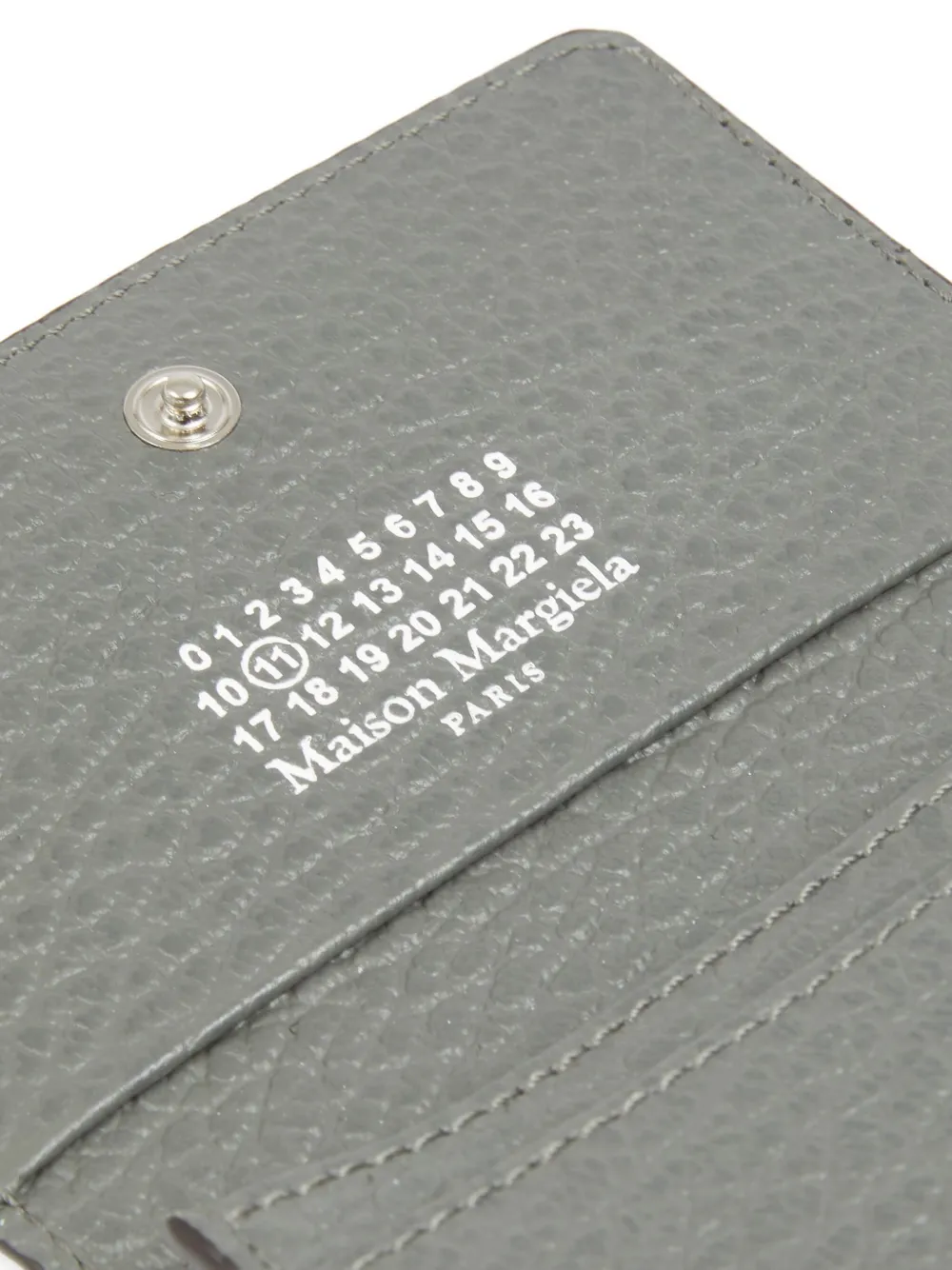 Maison Margiela Leren pasjeshouder Grijs