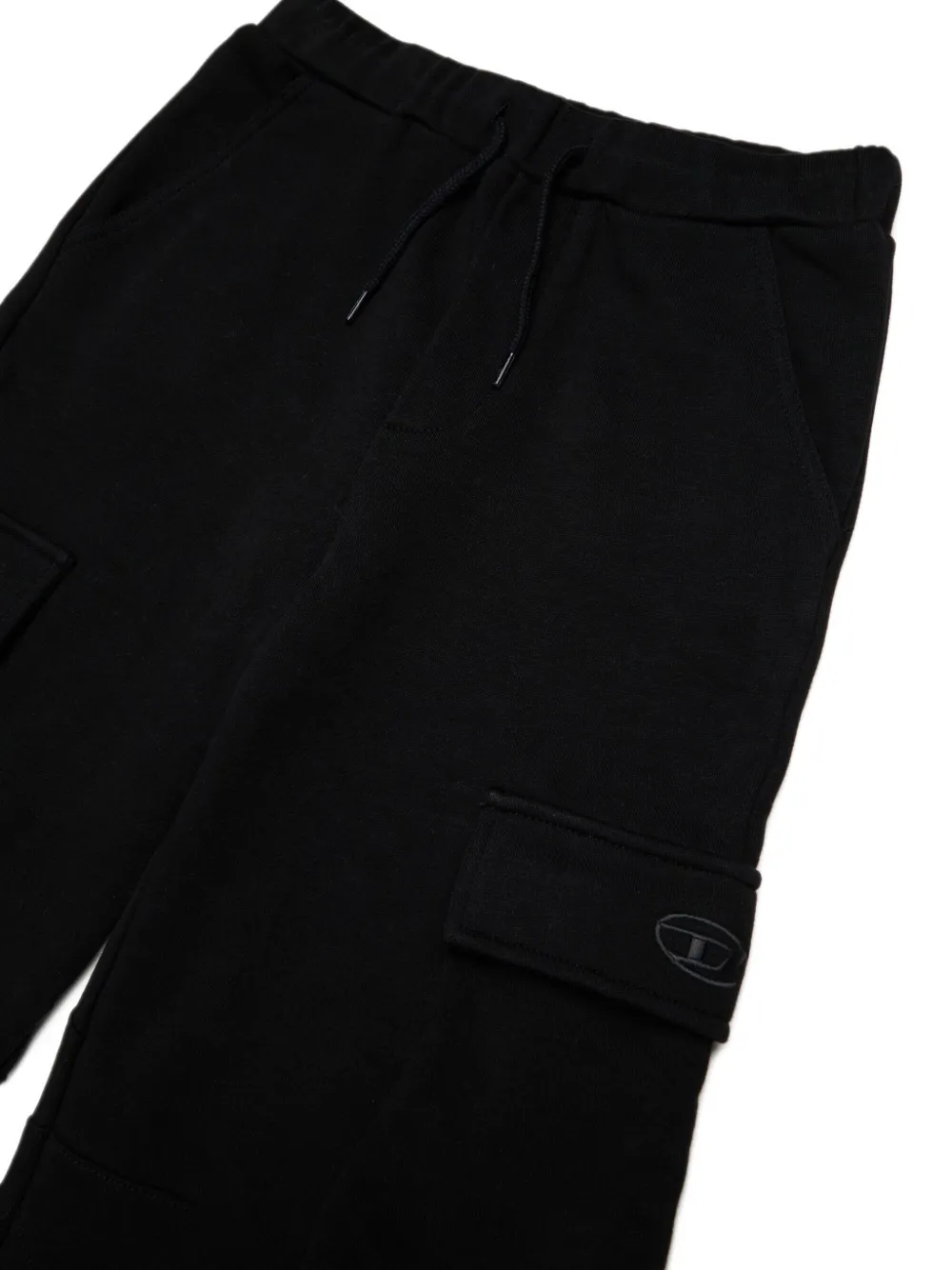 Diesel Kids Katoenen broek Zwart