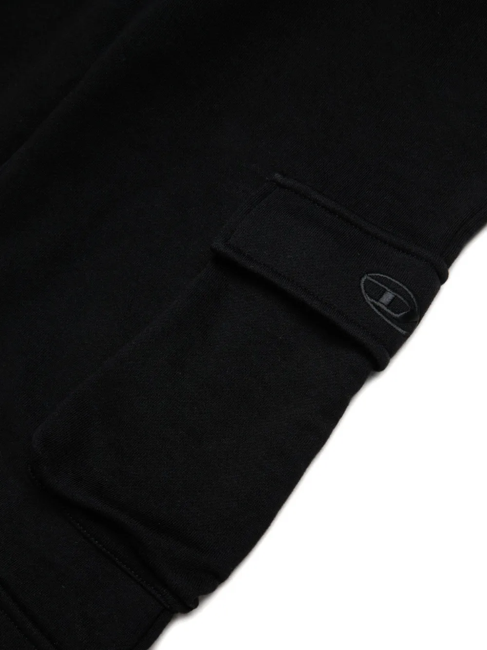 Diesel Kids Katoenen broek Zwart
