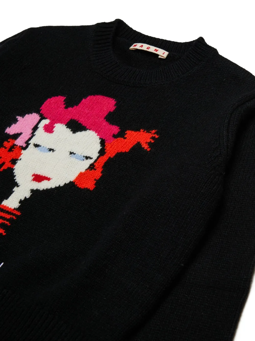Marni Kids Trui van wolblend Zwart
