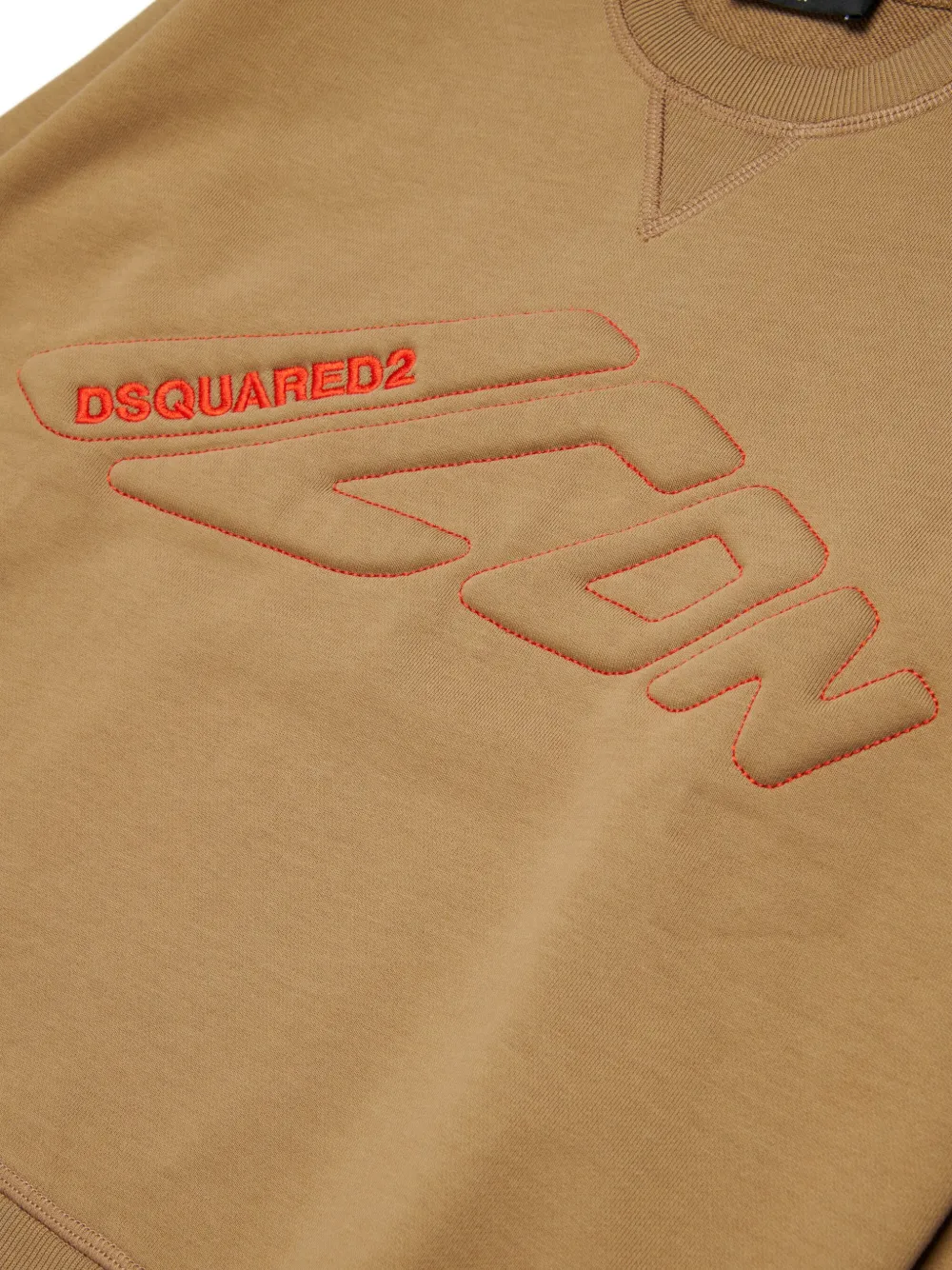 DSQUARED2 KIDS Sweater van katoen Bruin