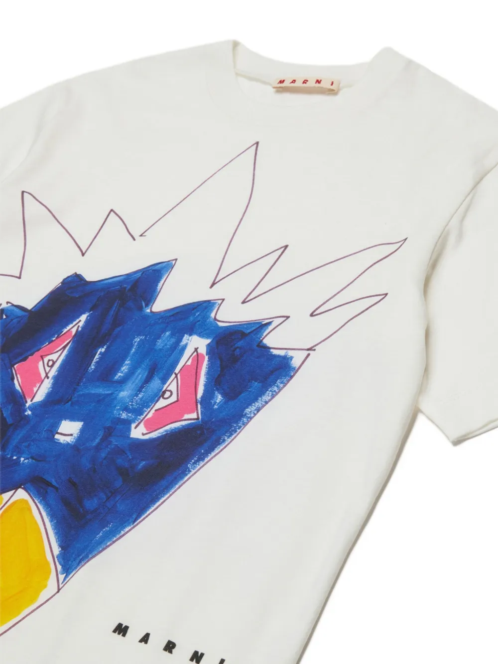 Marni Kids Katoenen T-shirt Grijs