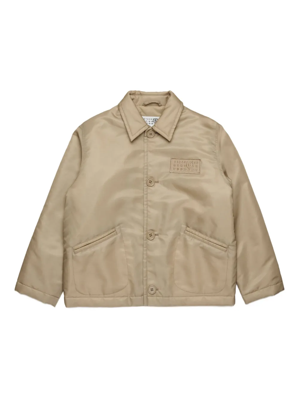 MM6 Maison Margiela Kids Jack met logo-applicatie Beige