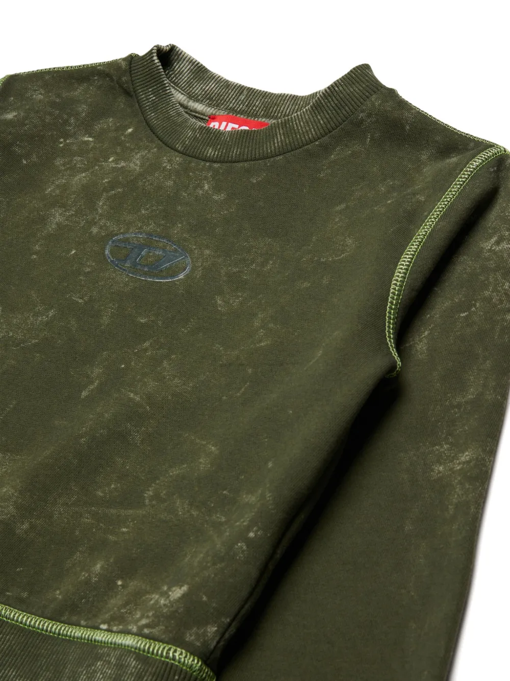 Diesel Kids Slaccy sweater Groen