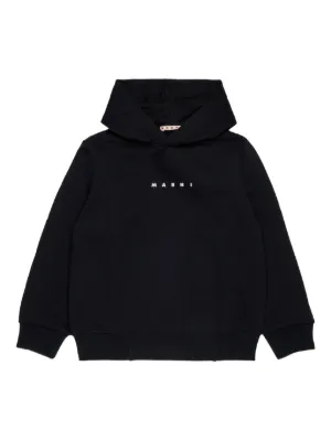 Moncler ロゴパッチ パーカー | ブラック | FARFETCH JP