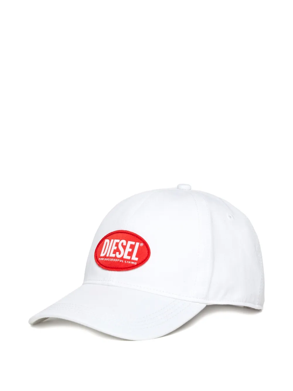 Diesel Kids Pet met logopatch Wit