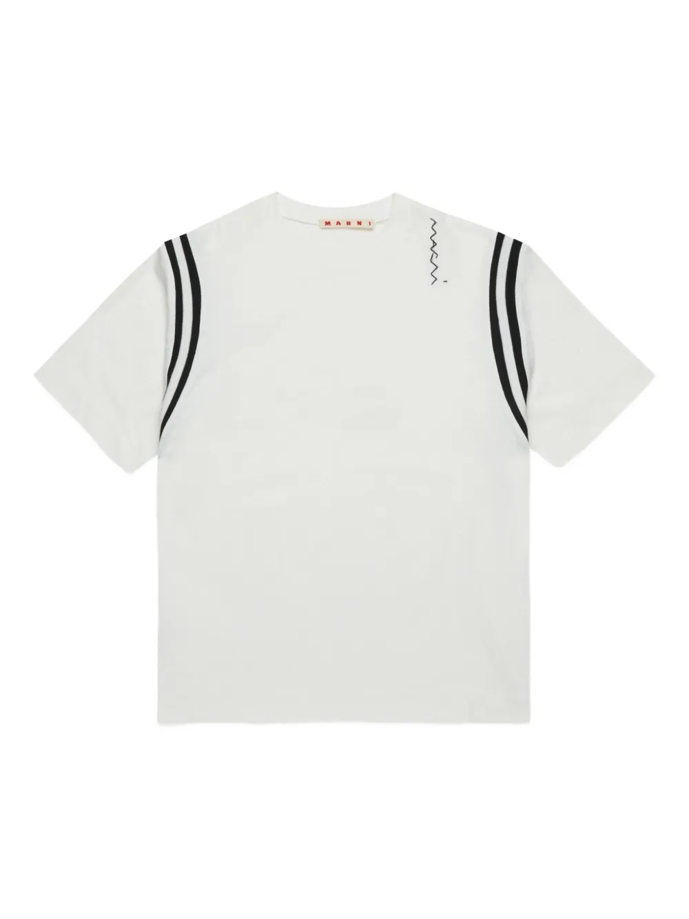 Marni Kids Katoenen T-shirt Wit
