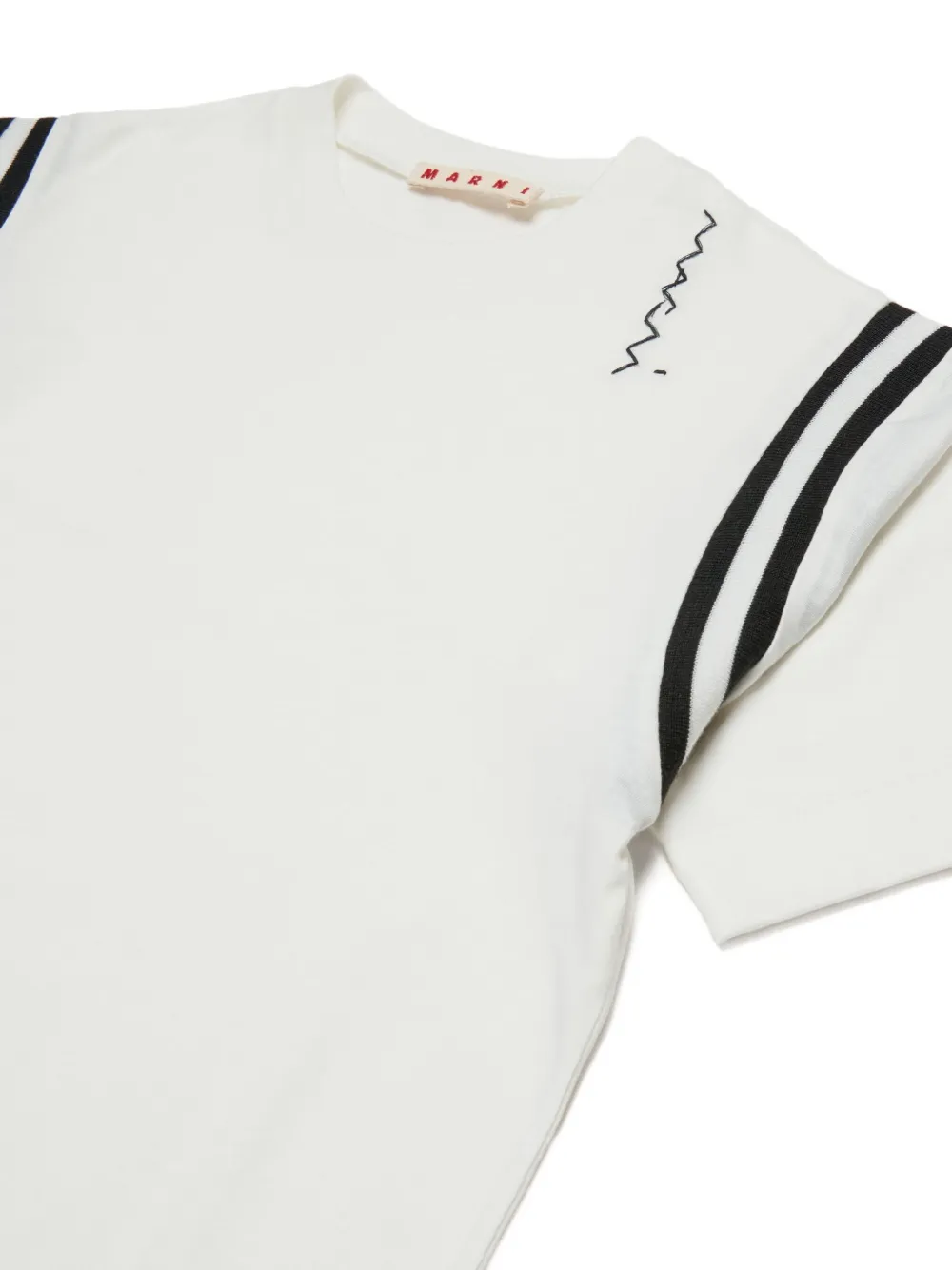 Marni Kids Katoenen T-shirt Wit