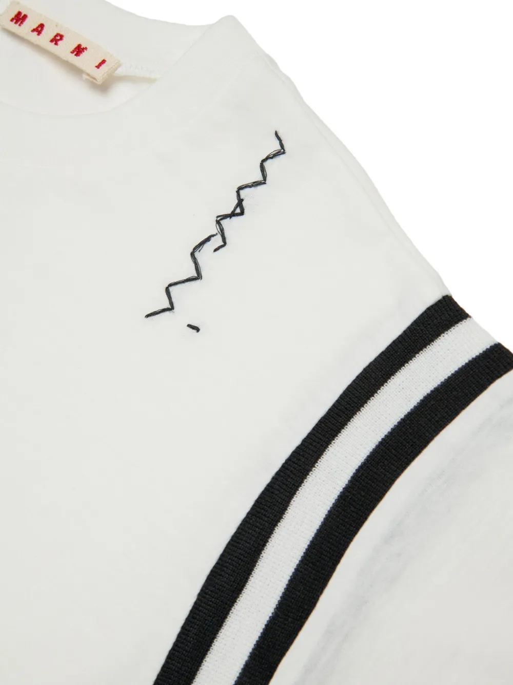 Marni Kids Katoenen T-shirt Wit