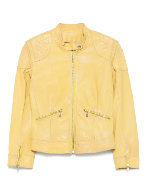 Dolce & Gabbana Pre-Owned chamarra de piel 2000