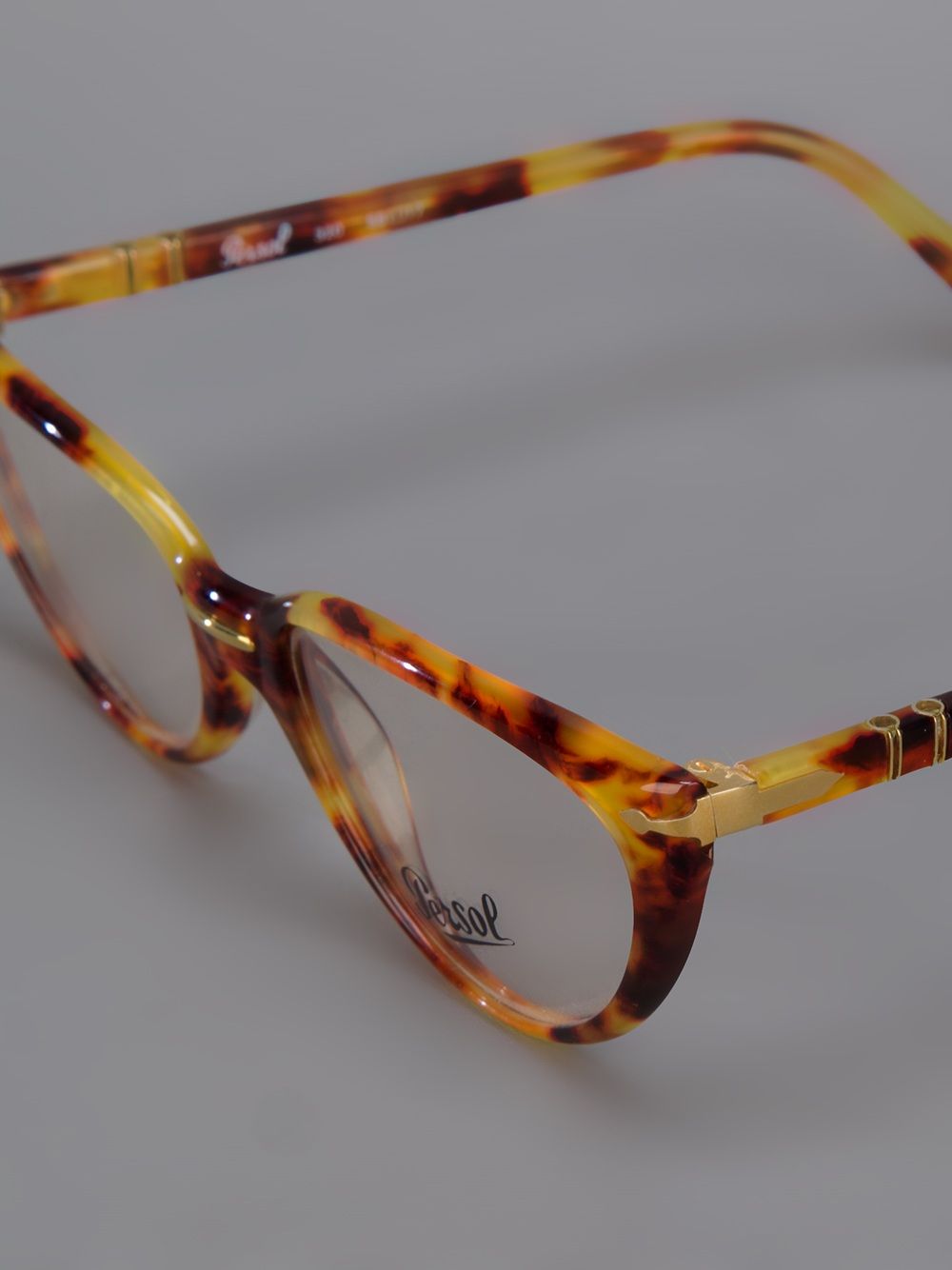 фото Persol pre-owned очки в оправе с эффектом черепашьего панциря