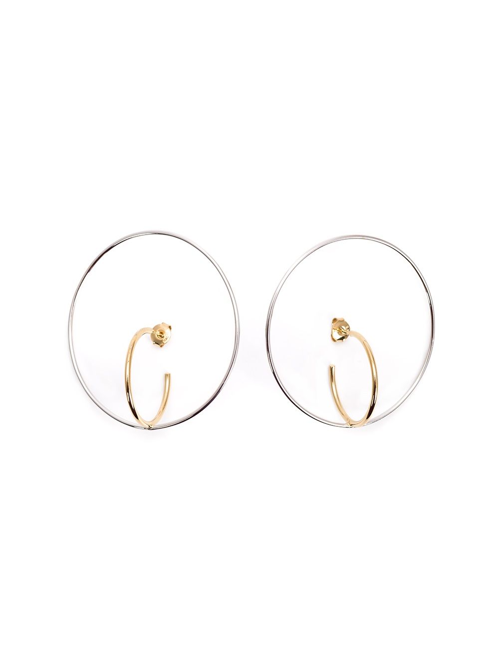 фото Charlotte chesnais large 'saturne' earrings