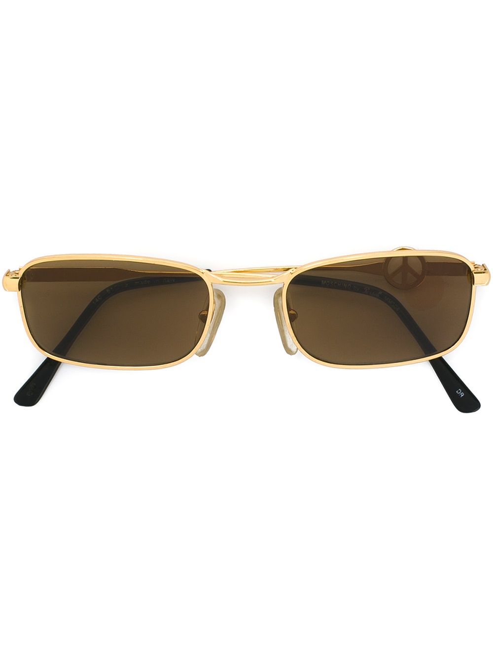 фото Moschino pre-owned солнцезащитные очки с квадратной оправой
