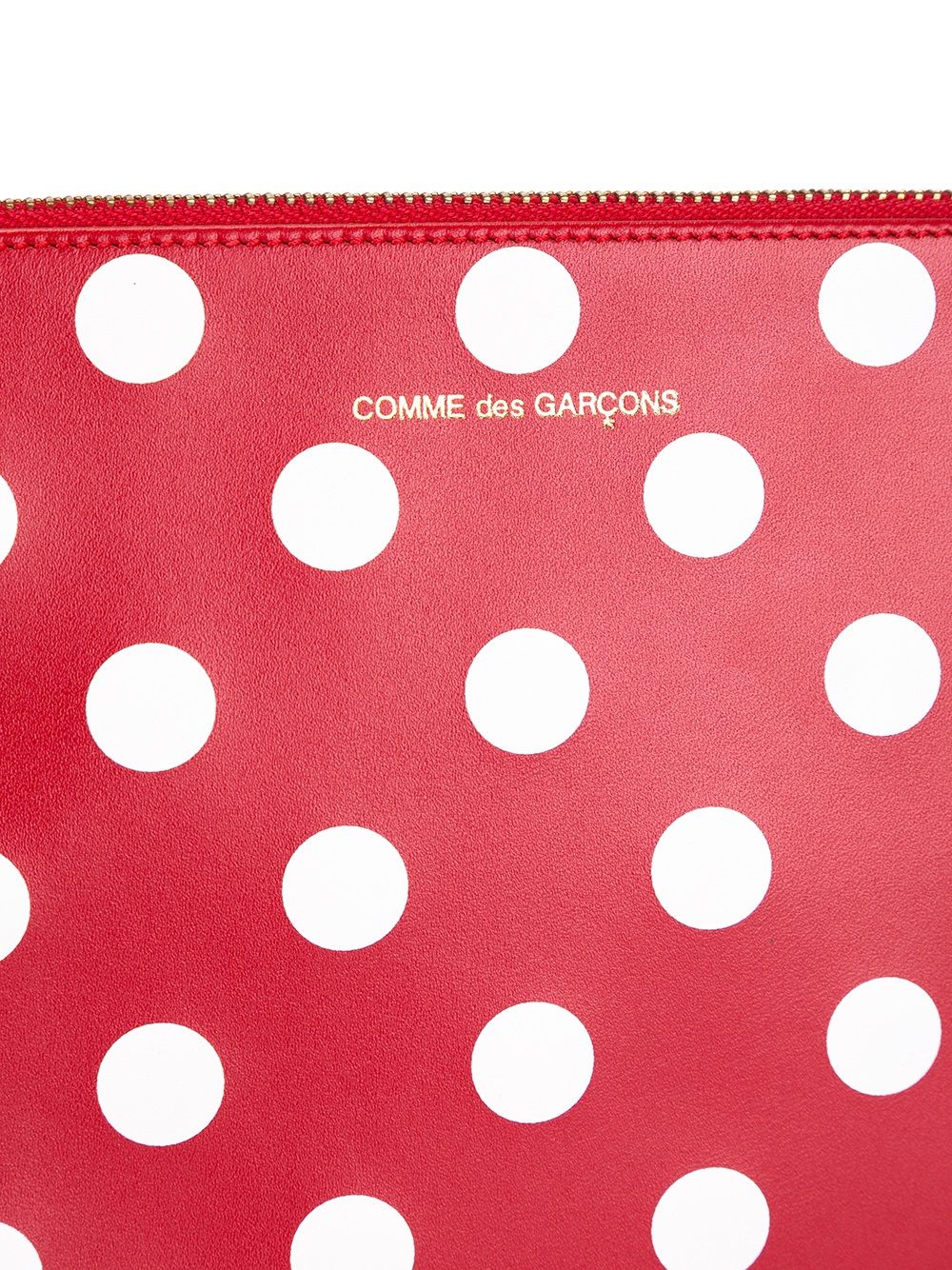 фото Comme des garçons wallet клатч с узором в горох