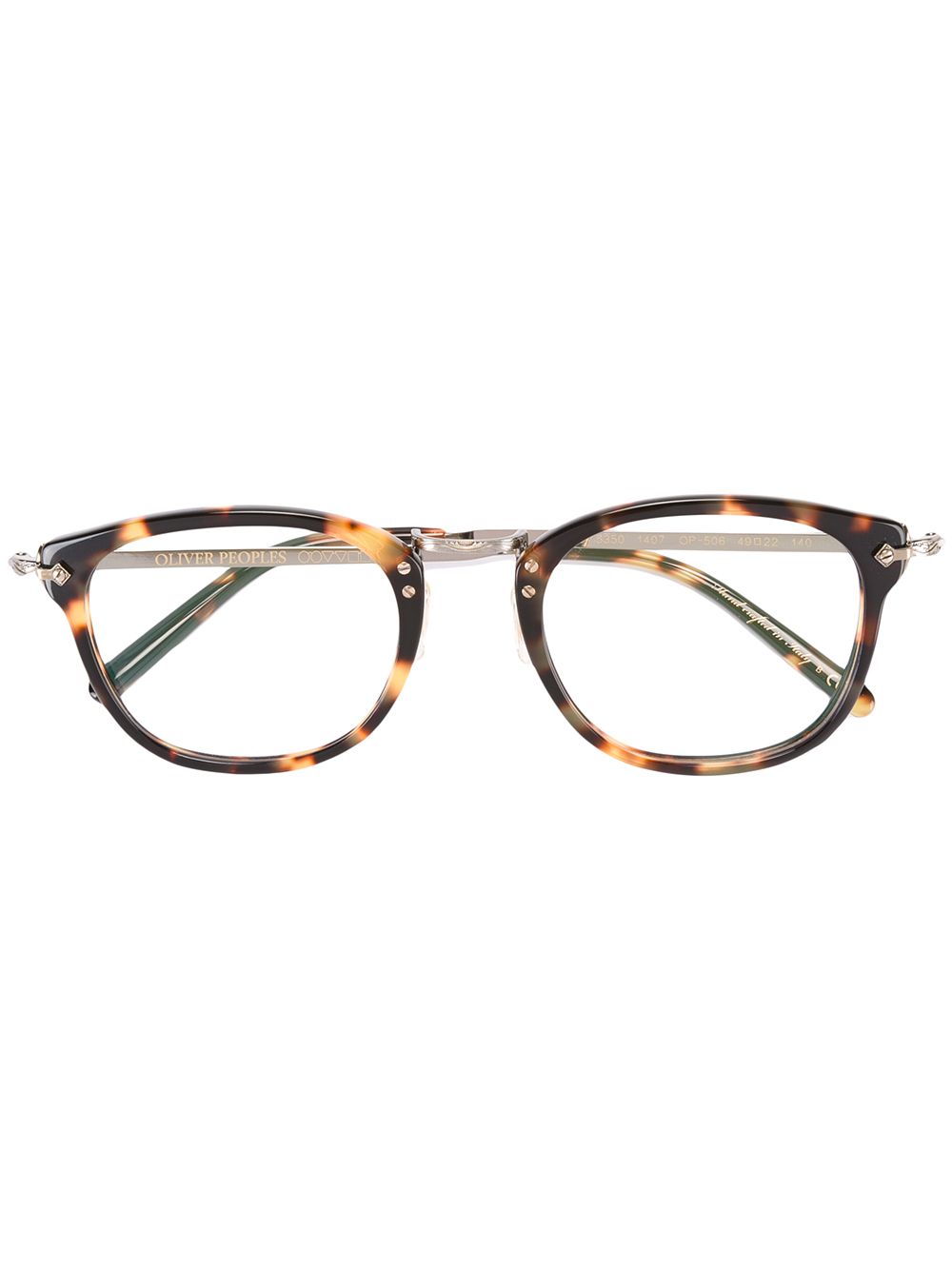 фото Oliver peoples очки с эффектом черепашьего панциря